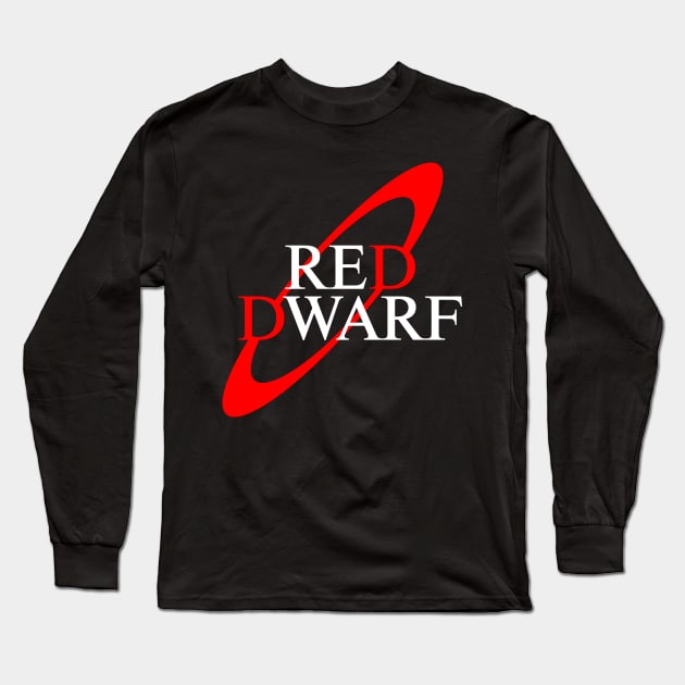 Red Dwarf (series logo) Long Sleeve T-Shirt by Stupiditee